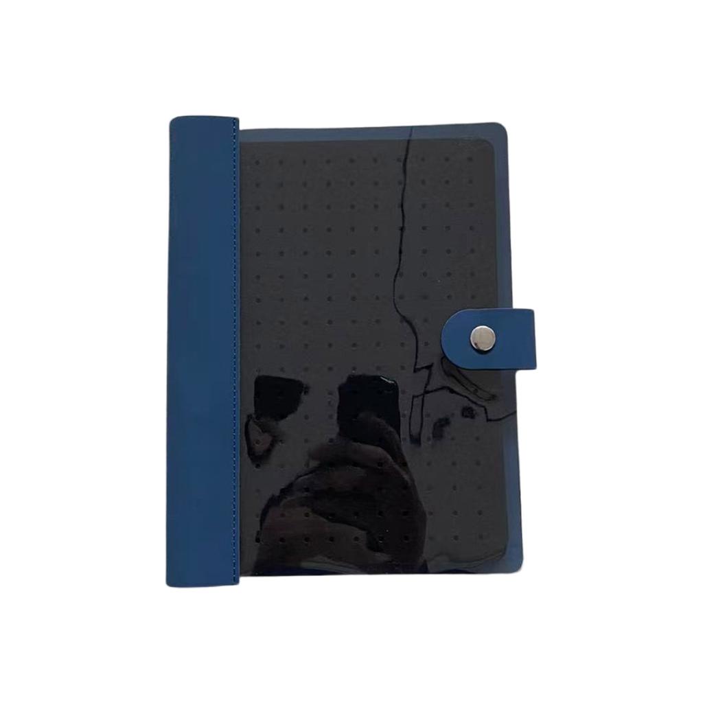 8 Pages Pin Display Book Portable Organizer with Clear Cover Travel Friendly Pin Book Suitable for Brooch Collectors