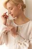Dear Ryu Gold Glitter Dress #White