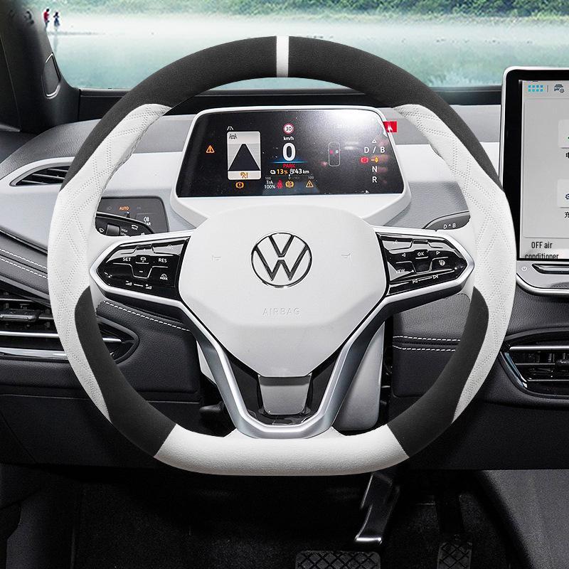 

2025 Volkswagen Passat Pro Ультратонка замшева накладка на кермо - Ідеально для зими Default