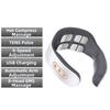 Hot Compress Cervical Spine Massager 8-Head Neck Massager Pulse Neck Device  Indoor