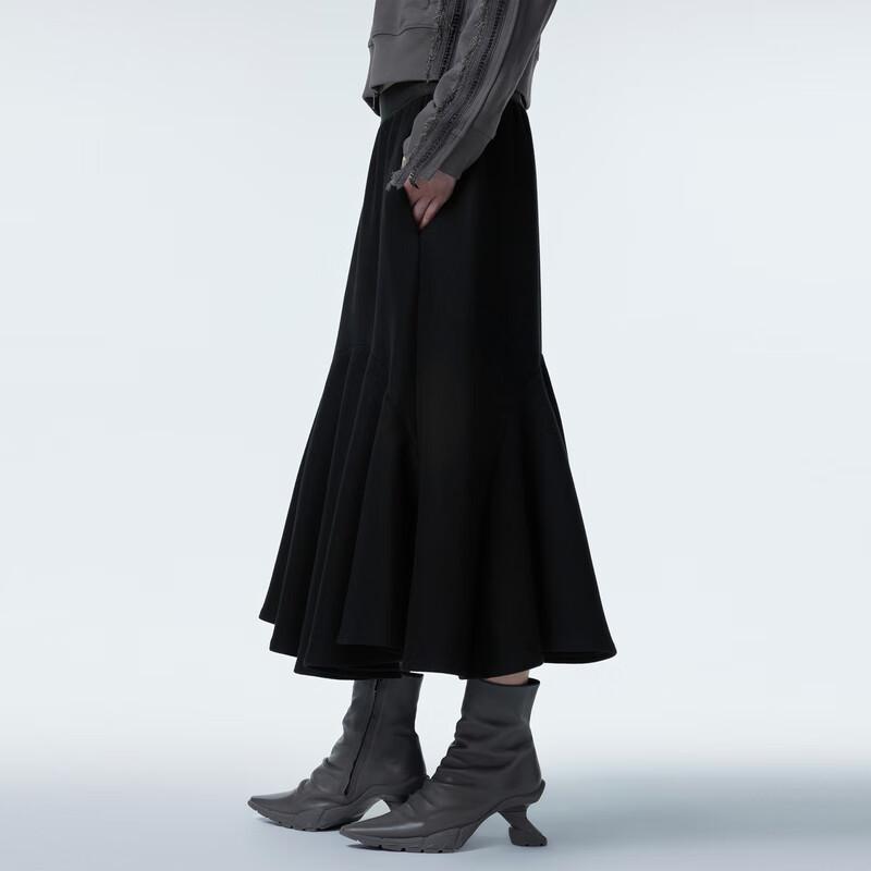 

JNBY Women s A-Line Ruffle Midi Skirt XS