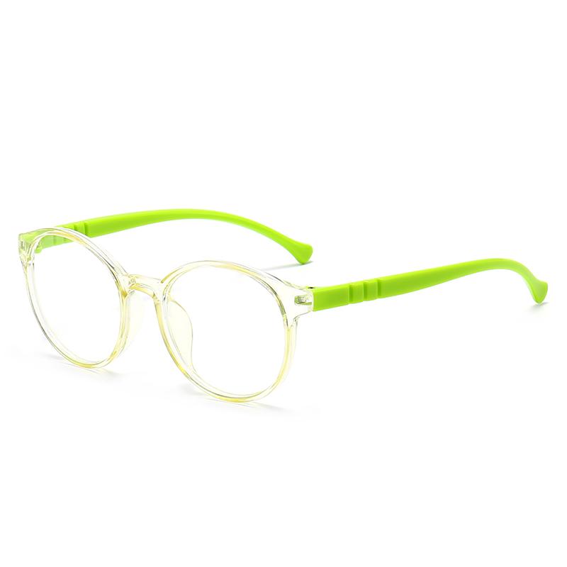 Blue Light Blocking Glasses for Kids Computer Glasses Silicone Frame Clear Lens Girl Boy Video Gaming Children Safety Eyewear