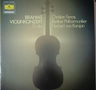 LP-Schallplatte JOHANNES BRAHMS - CHRISTIAN FERRAS - Violinkonzert D-Dur 2535353 Deutsche Grammophon 1979 Deutschland Klassik Gebraucht