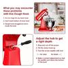 95 x 140 mm Dough Hook Attachment Stainless Steel Replacement Part for Stand Mixer Use in Home Baking, Bread Dough Mixing and Kitchen Dough Work