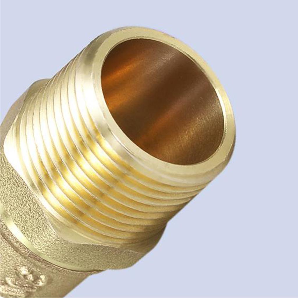 IBC Tote Adapter IBC Tote Fittings Solid Brass Water Shut-Off Valve Faucet with Garden Hose Quick Connectors Set