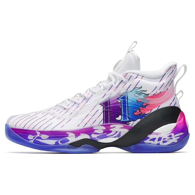 Anta KT7 KT 7 Cushioning Slip Resistant Abrasion Resistant Coverage Support High top Performance Basketball Shoes Men s Sneakers 112241102-2 40