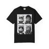 Mugshot Cats 03 T-shirt | Funny Cat Mugshot Graphic Tee, Noir Collage