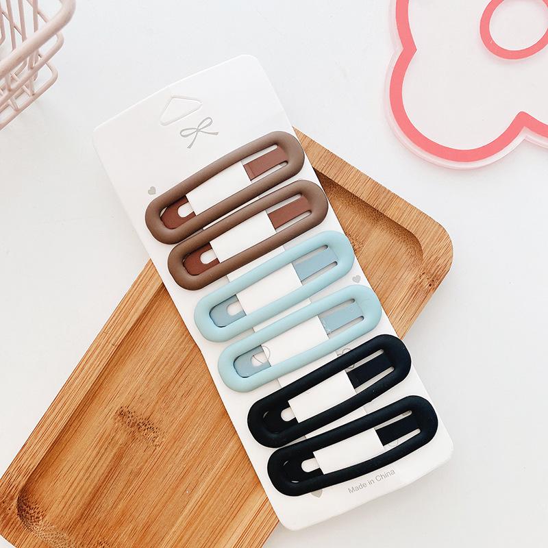 Hochwertige Mattierte Ovale Basis-Haarnadeln Damen Mädchen Haarspangen Nadeln Haarspangen Accessoires Haarspange Haargreifer Kopfschmuck