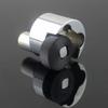 Silver Finish Broken Bolt Extractor Steel Material Headless Screw Extractor  Removing Broken Bolts