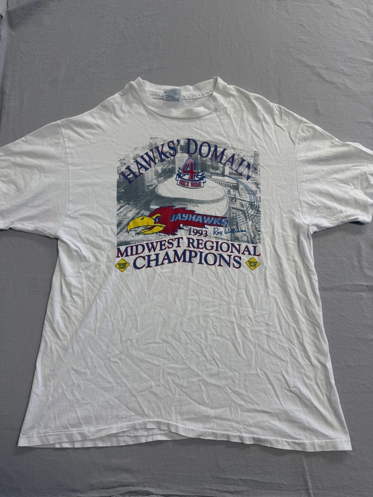 Vintage Kansas Jayhawks 1993 Beware of the Phog Roy Williams S
