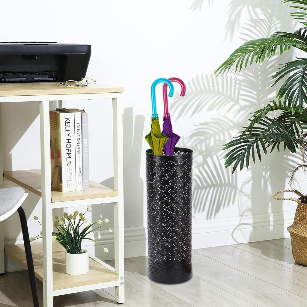Metal Umbrella Storage Tube Wet Umbrella Drainage Stand Organizer  Home Umbrella Storage Tool for Office Entrances
