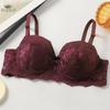 New Women Bras Sexy Lace Push Up French Style Lingerie Soft Deep V Top Breathable Thin Bralette Bras