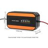 NEW Wide Voltage Motorcycle Car Battery Charger Digital Display Pulse Repair Lead-acid Battery Charger