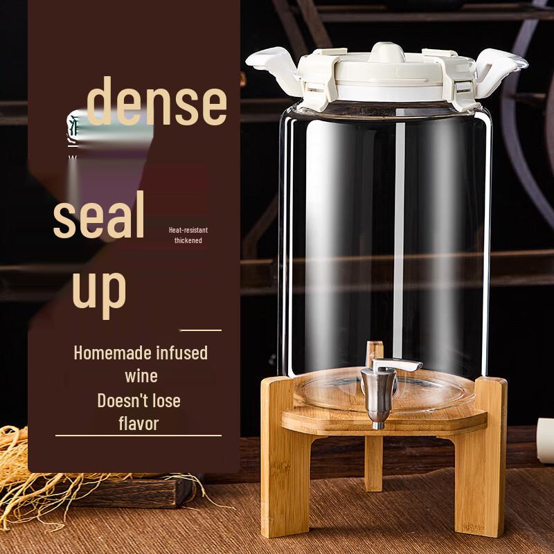 Premium Glass Liquor Infusion Jar