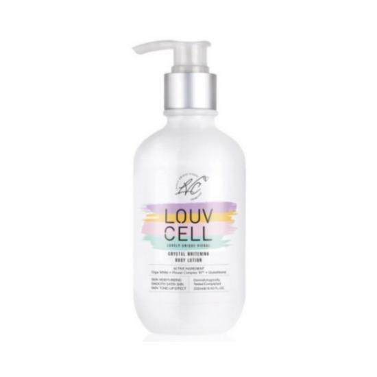 LOUVCELL Crystal Whitening Body Lotion Brightening & Moisturizing Body Care 250ml