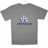 Adult Unisex S Office Space Initech Software Company Logo Gray For Cospaly T Shirt