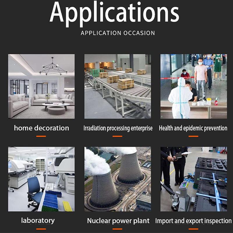 New XR3-BR-9C RPO 2-in-1 Handheld Portable Digital EMF Meter Electromagnetic Radiation Nuclear Radiation Detector Geiger Counter