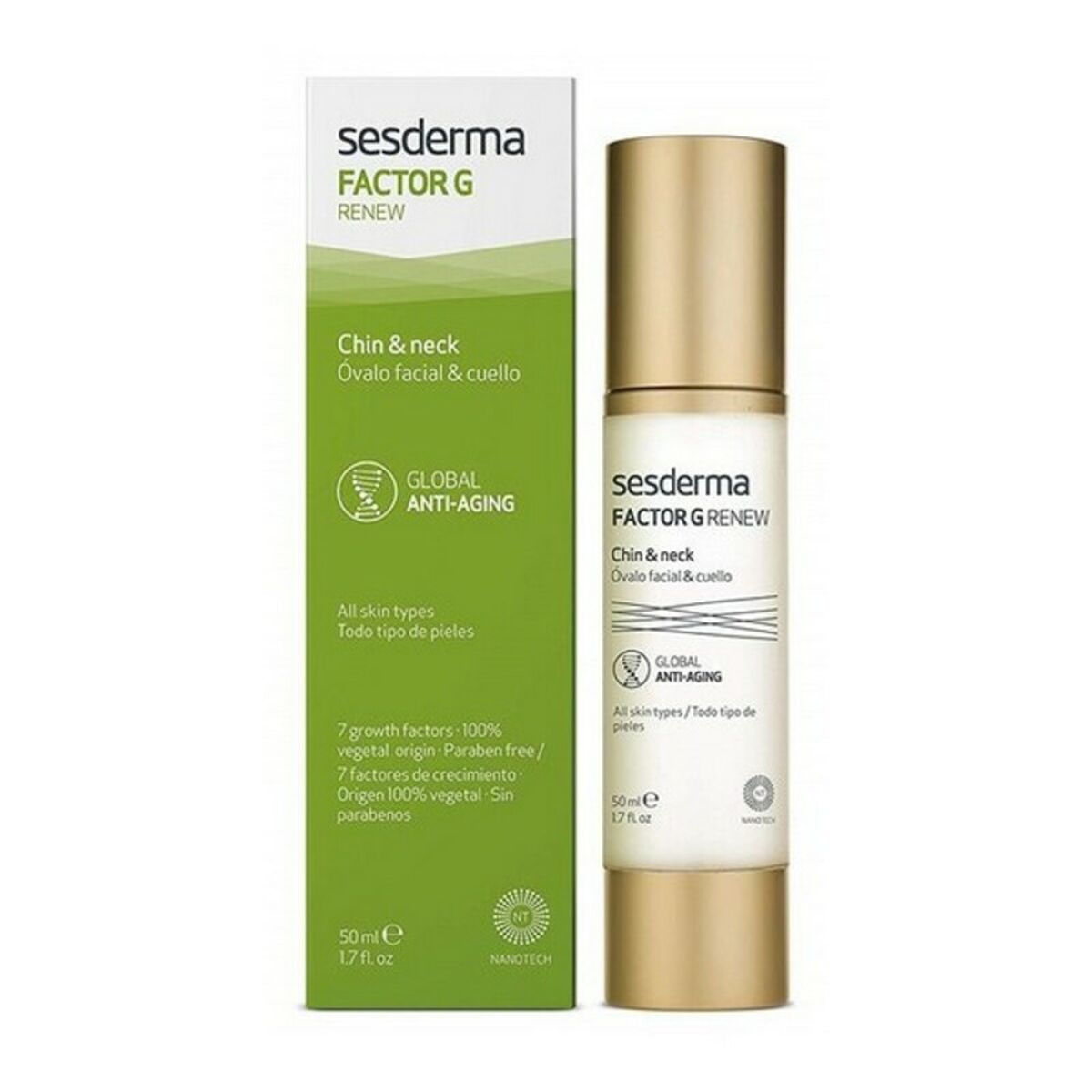 

Anti-aging cream for the neck Factor G Renew Sesderma Factor G Renew (50 ml) 50 ml