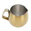 Kaffee Milchbecher Edelstahl Milchaufschäumkännchen Cappuccino Latte Art Milchkrug Becher Golden