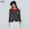 Teenie Weenie Bear Letter Knitted Cardigan