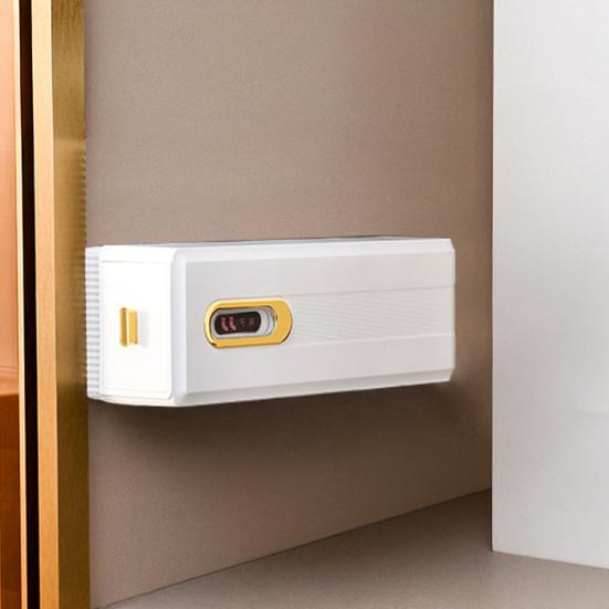 Yousheng Socks Bra Organizer Box Multiple Compartments Easy To Install Wall Mount Self Adhesive Underwear Storage Box Pull-out Closet Organizer