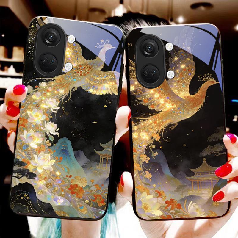 Gorgeous Phoenix Picture For OnePlus 6 6T 7 7T 8 8T 9 10 Pro 11R 12R 13R Nord CE 2T 2 3 Lite N20 N30 Ace 2 3 2V Glass Phone Case