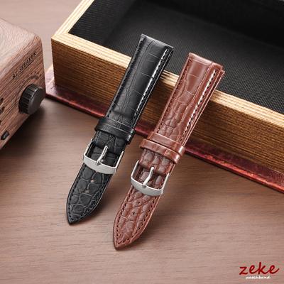 12mm 14mm 16mm 18mm 20mm 22mm Alligator Pattern Calfskin Watch Band for Omega Business Strap Soft Replacement Universal Bracelet