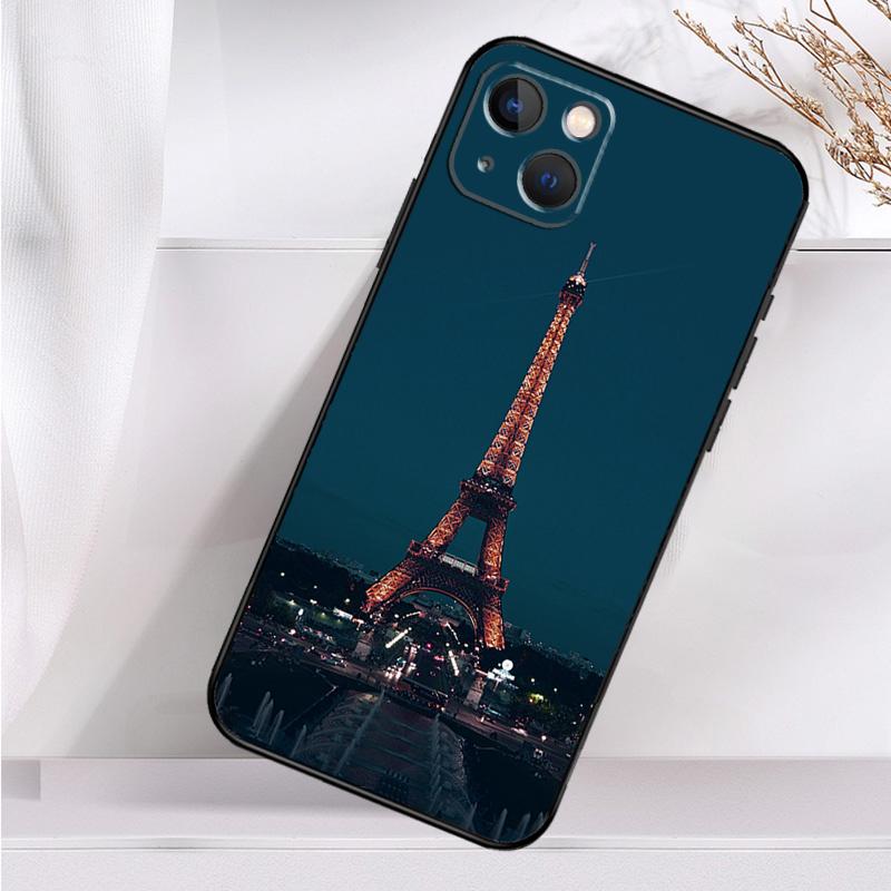 Paris Eiffel Tower France Shockproof Case For iPhone 17 Pro Max 11 14 15 16 Plus 12 13 Mini 16e 17 Air Phone Cover