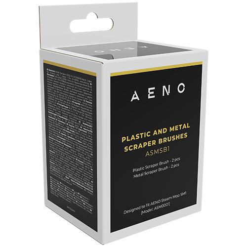 AENO ASMSB1 Set of Plastic and Metal Scraping Brushes for SM1 Mop 4 Pcs.