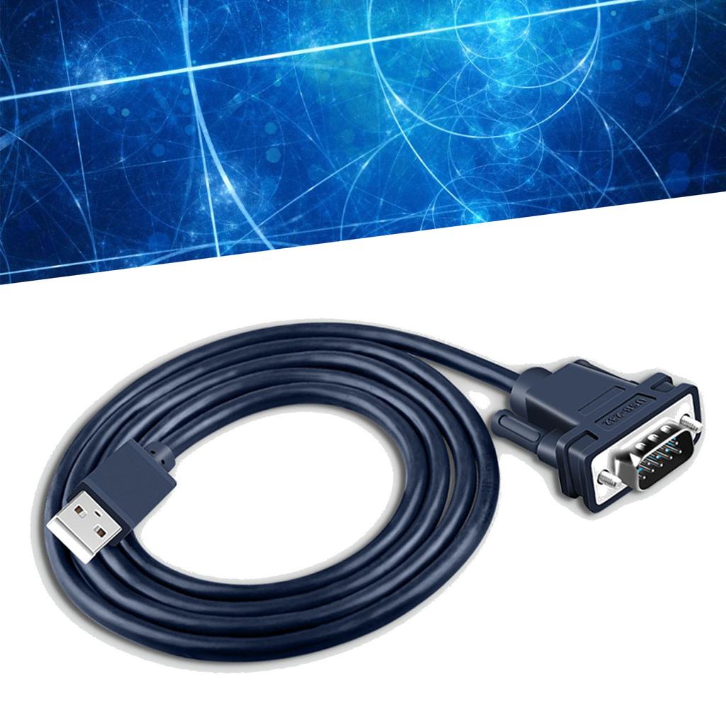 USB To RS232 Adapter 6.56FT Tinned Copper PVC USB 2.0 To RS232 DB9 Serial Port Adapter Cable for PC