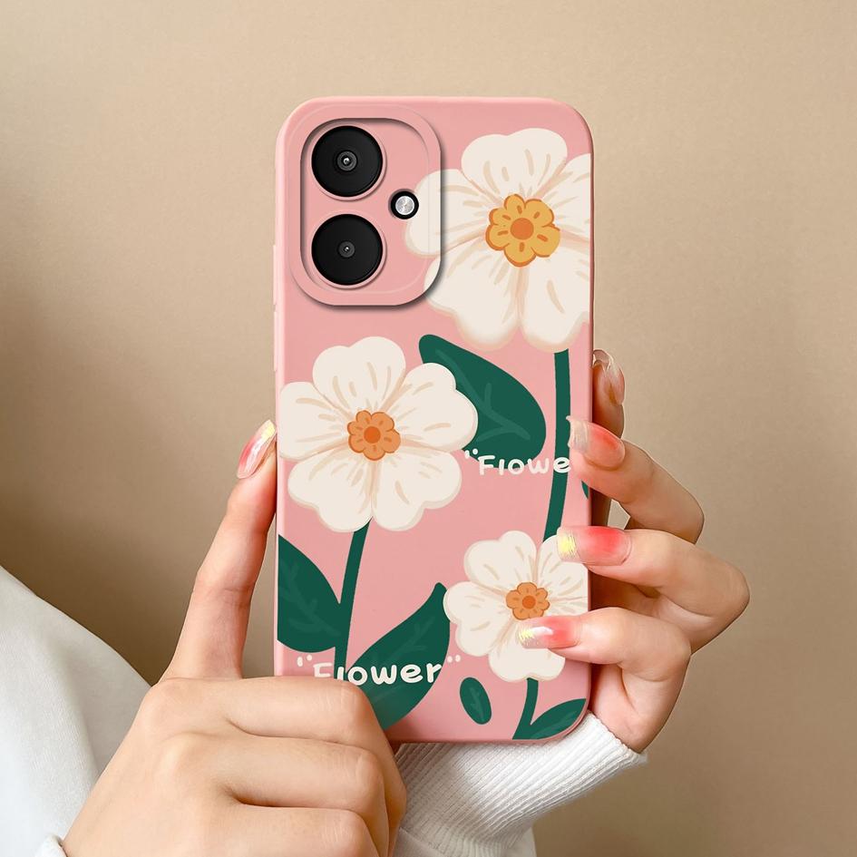 Cover Posteriore Per Xiaomi Poco F5 Pro X6 Pro F6 M6 Custodia per Telefono Avocado Carino Fiore Bello Protezione Fotocamera Opaca Custodie in Silicone Morbido Guscio Capa Per Xiaomi