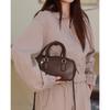 Bowling Bag, Pillow Bag, Small Handbag, Women's Genuine Leather Shoulder Crossbody Bag, Trendy New Style
