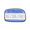 Cartoon Dialogue Box Funny Letters Brooch - Metal Alloy Badge for Clothing Bags & Decoration
