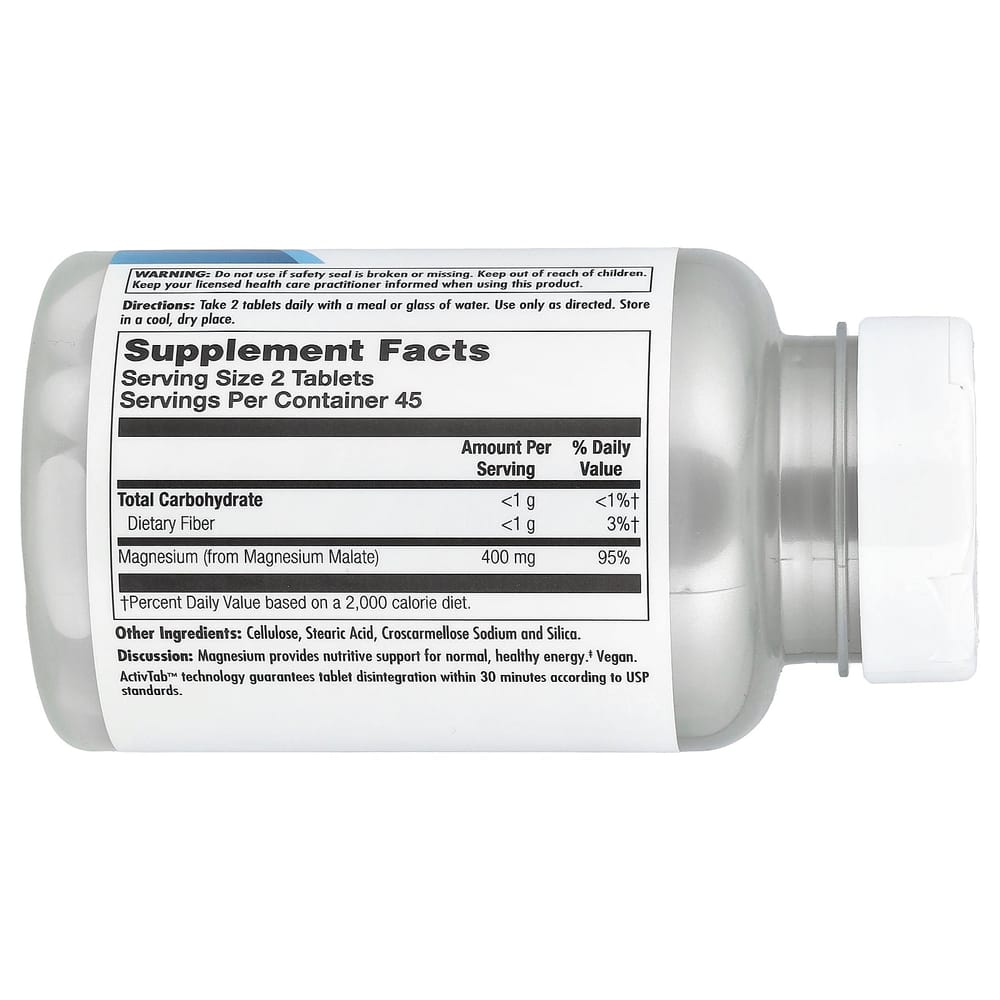 KAL Magnesium Malate 400, 90 Tablets