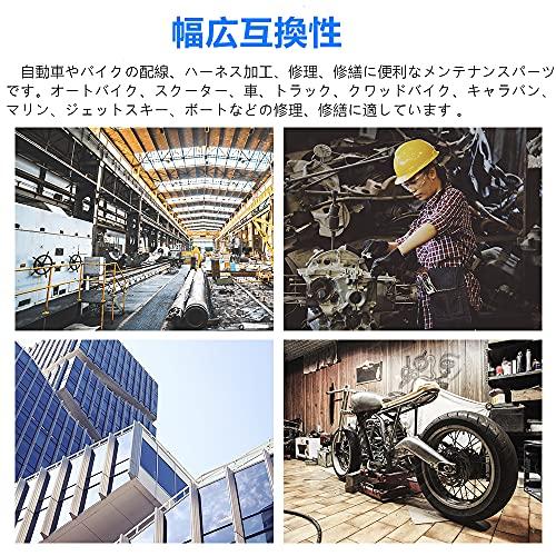 YFFSFDC Juego de Terminales Conector Acoplador Tipo Plano Conexión 2 Polos 3 Polos 4 Polos 6 Polos Terminal Crimpado Acoplador y Terminal Macho y Hembra 2.8mm Wat