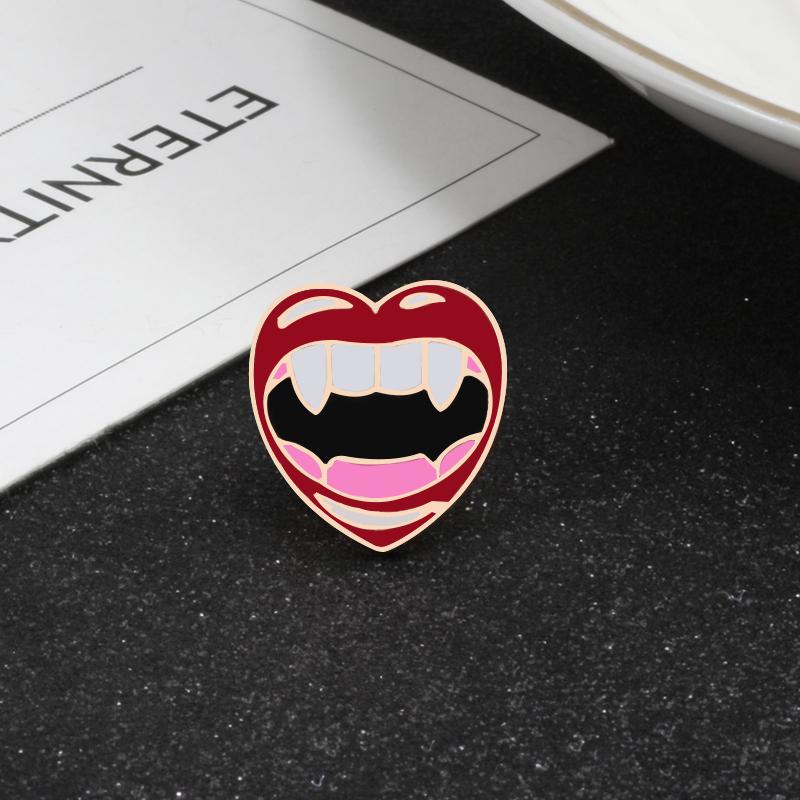 Variedad de Broches de Esmalte de Labios Rojos Moda Romántico Sexy Boca Pines de Solapa Chaquetas Insignia para Mochila Joyería Vintage Regalo Para Mujeres
