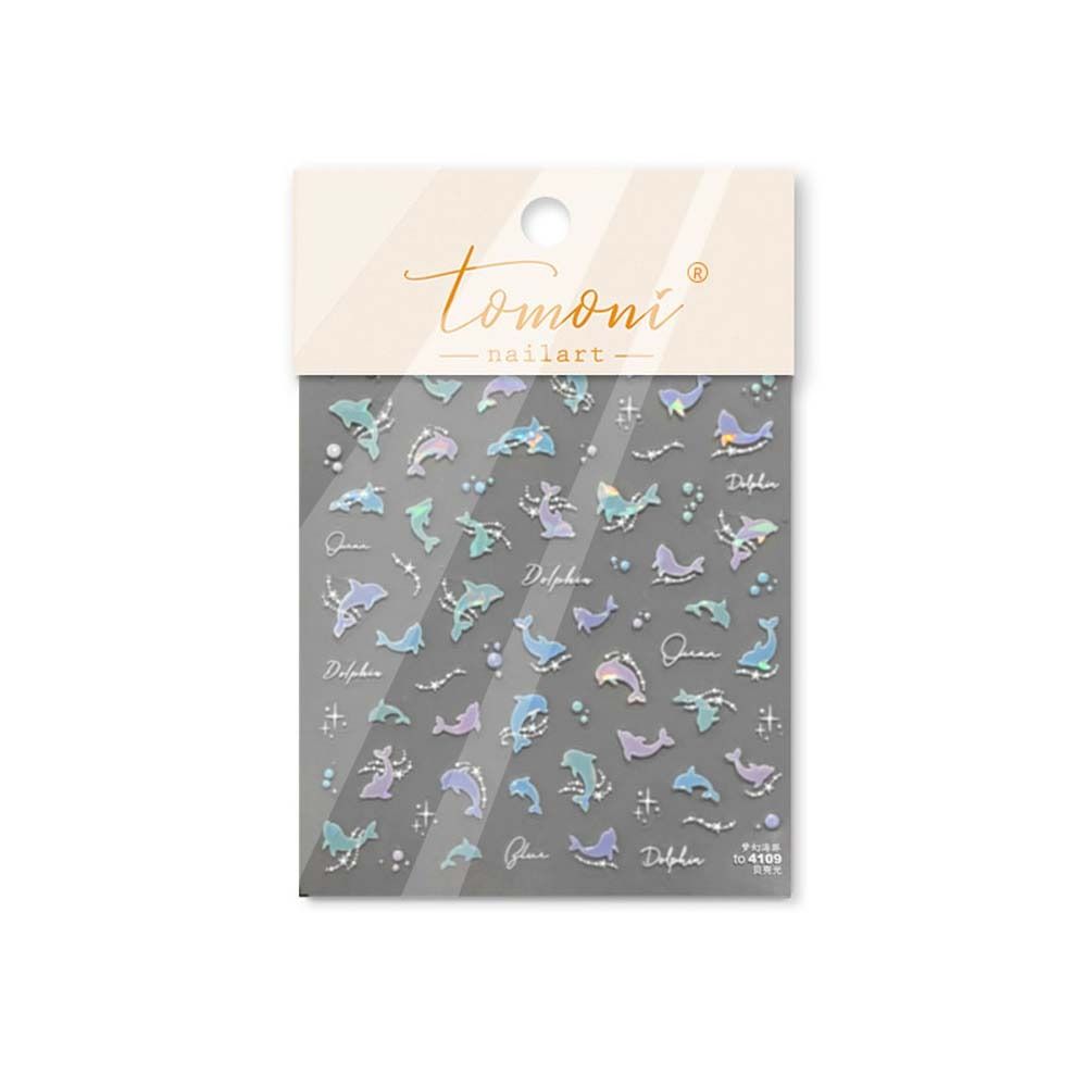 Starfish Ocean Nail Stickers Conch Star Ocean Nail Decorations Summer Beach