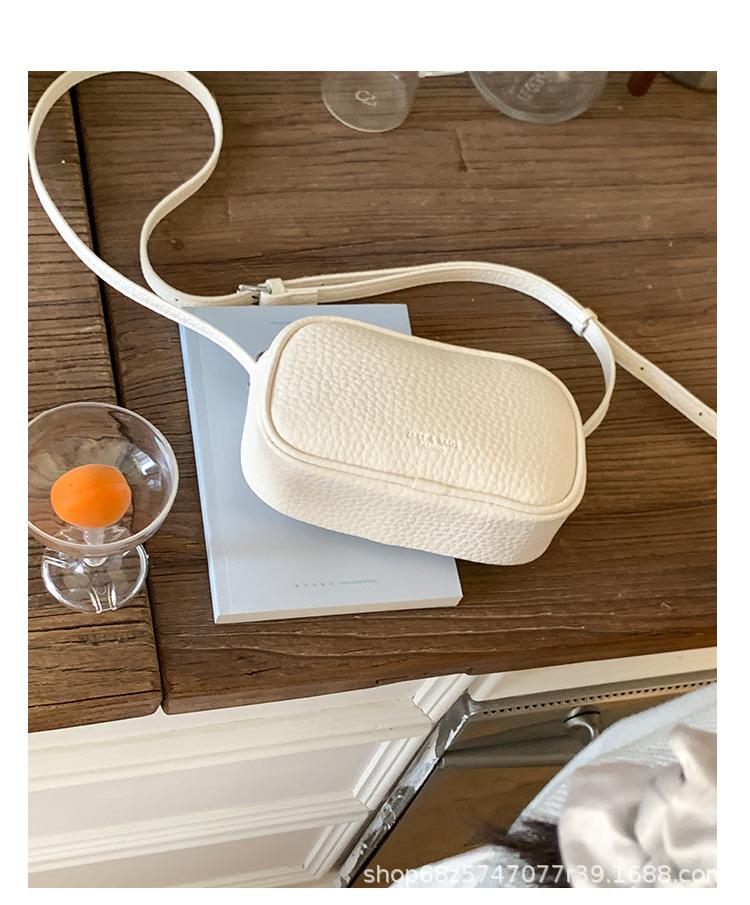 2025 neues Nischen-Design einfache kleine quadratische Tasche hoher Sinn vielseitige Schulter-Umhängetasche Mode Ins Kamera-Tasche