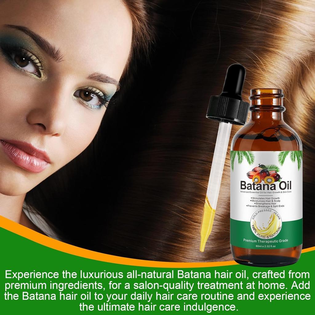 Rosemary Oil 100% Pure & Natural for Hair Growth Batana Oil Scalp Skin Eyelash Eyebrow Care 60 ml