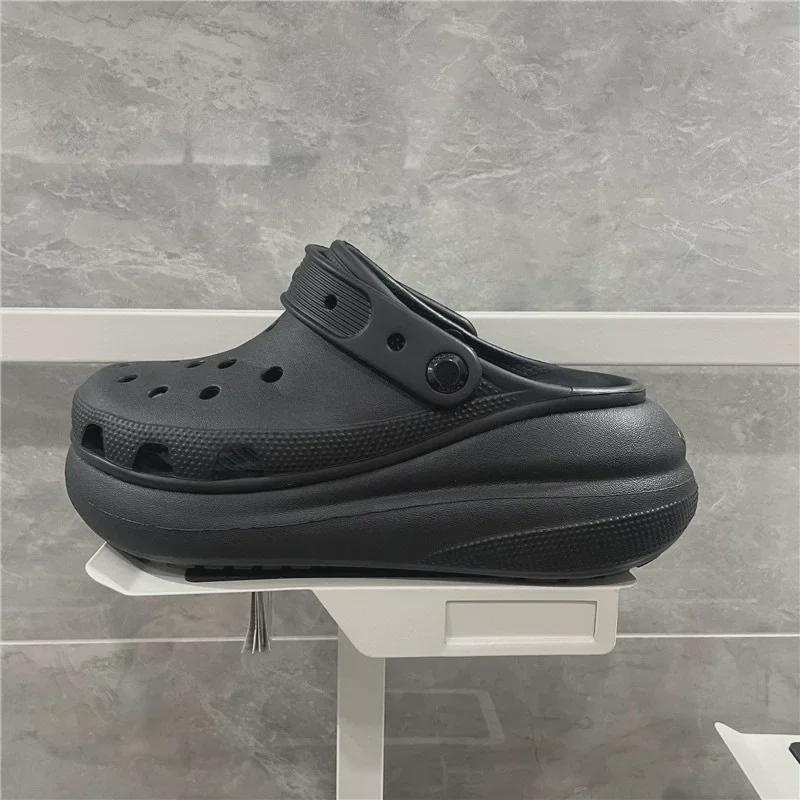 

Женские пляжные сандалии и тапочки с открытым носком Z Puff 2024 года из ЭВА с толстой подошвой и дезодорантом