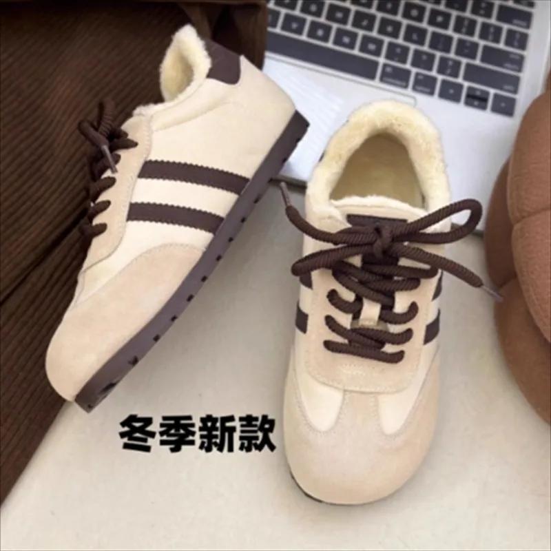 Fashion Women's Shoes 2024 Fashion Front Lace-up Women's Vulcanize Shoes Hot Sale Color Matching New Round Head Comfortable Casual Shoes