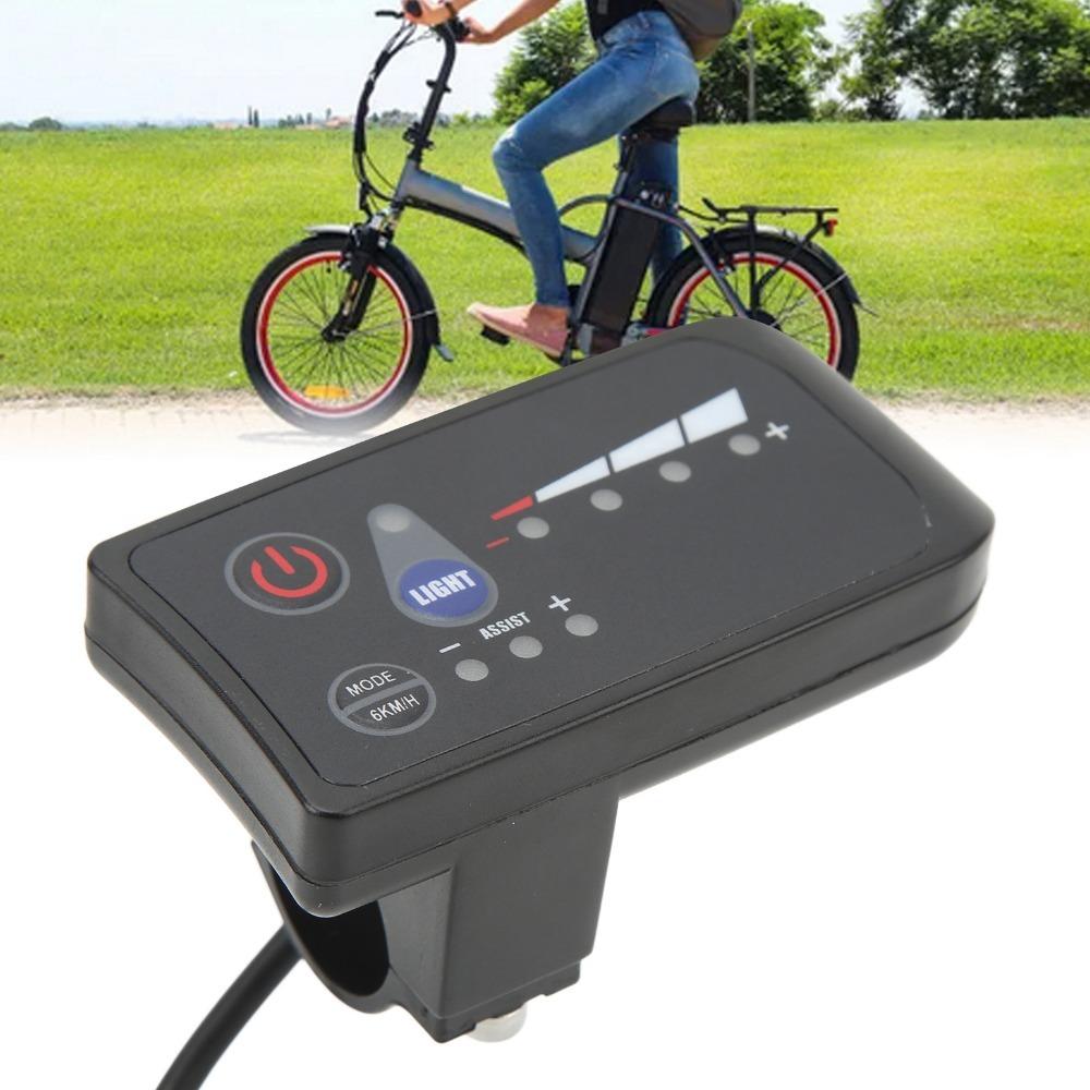 

Black S810 LED Display Electric Bike Control Panel for Electric Modification,Scooters Modification 36V