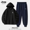 JEEP SPIRIT Men's 2025 Fall Casual Sweatshirt & Jogger Set