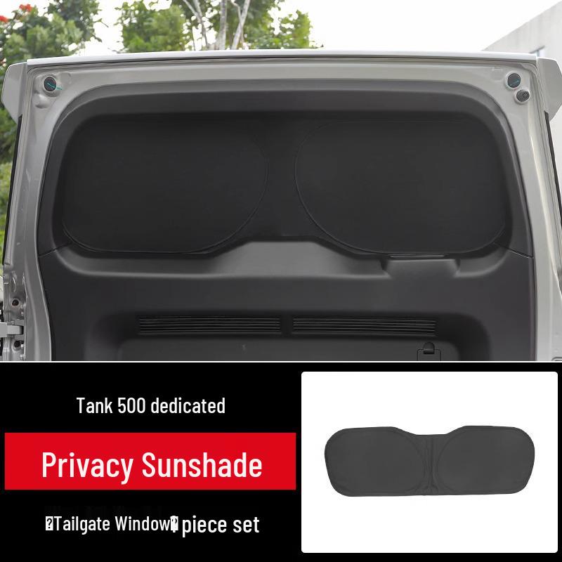 Tank 500 Hi4-Z Car Window Sunshade: Heat Insulation & Privacy Curtain