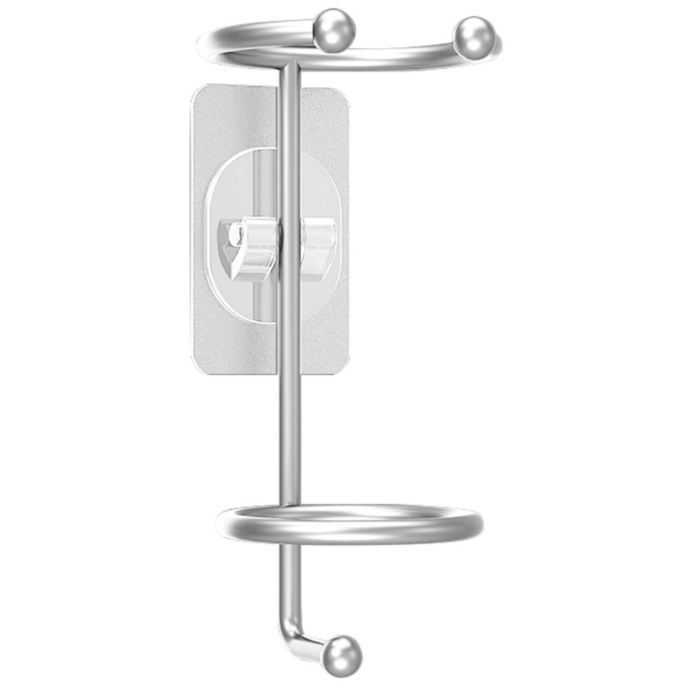 Wall Mounted Electric Toothbrush Holder Space Saving No Punching Toothbrush Rack No-nail Self-adhesive Toothpaste Storage Shelf