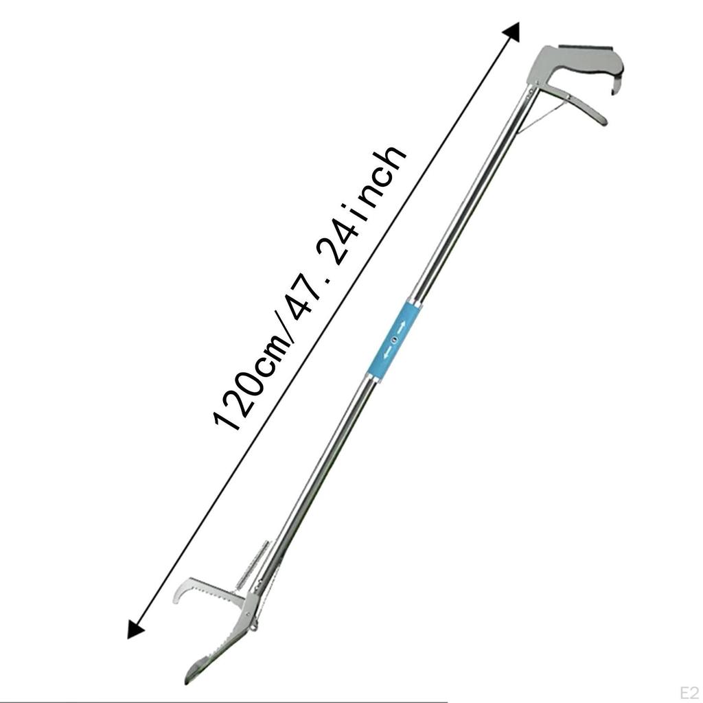Pinza para Serpientes Portátil Antideslizante Mandíbula Ancha Exterior Plegable Recogedor de Basura de Playa