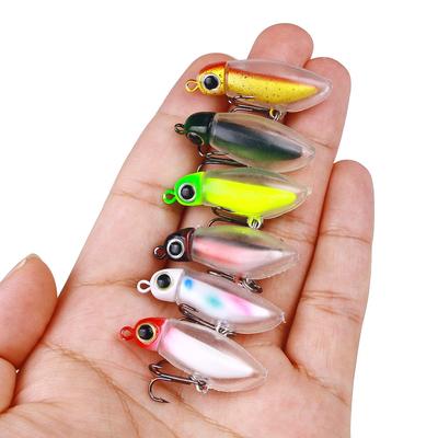 Geräuschloser SCHWEBENDER Wurmköder Softshell-Minnow-Köder Lebensechte Schwimmaktion Für Barsch Forelle Süßwasser 0-0,2 m