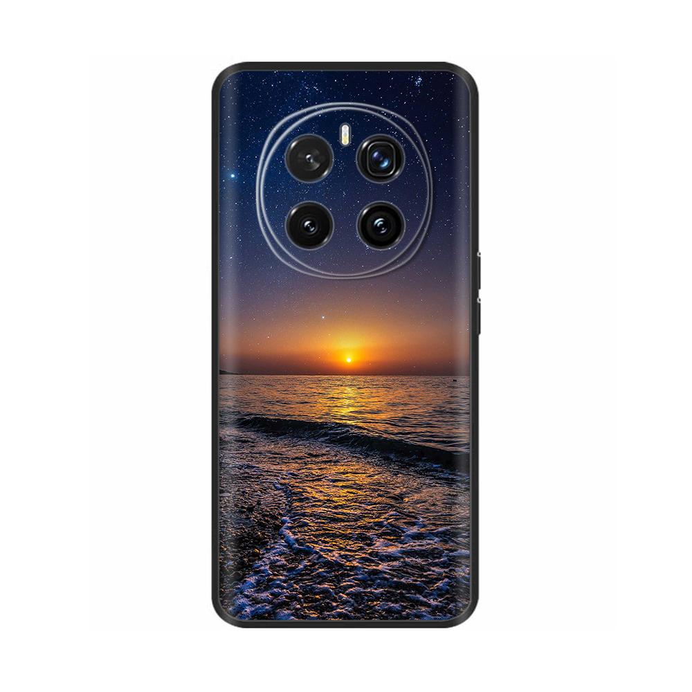 Phone Cases for Honor Magic7 Pro 5G Case Protector Heart Painted Soft Silicon TPU Bumper for Honro MAGIC 7 7Pro Cover Magic7Pro