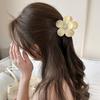 Hair Clip Flower-Shaped Candy Color Hairpin Back Head Hair Claw No Hair Damage Hair Decoration Daily Wear
