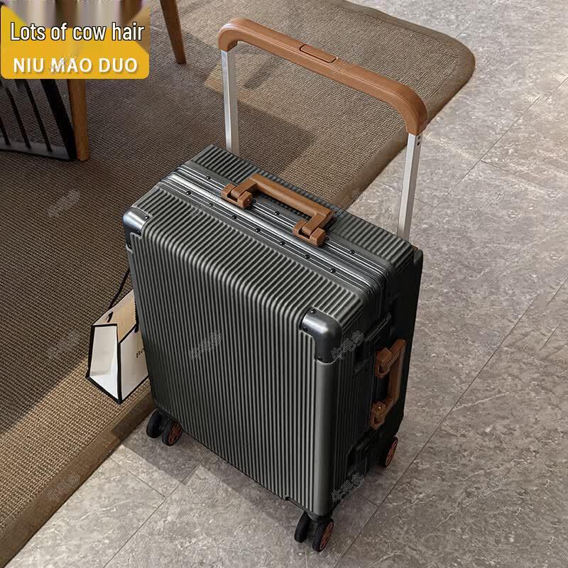 Niumao Wide Handle ABS Luggage with Aluminum Frame